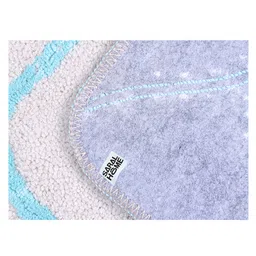 saral home Saralhome Haven Micro Antiskid Bath/Door Mat 2pc Turq. 35cm x 50cm, 45cm x 65cm image 4