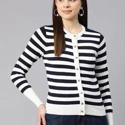Marks & Spencer Women Striped Cardigan-picture-17