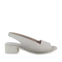 Mochi Women's Grey Sling Back Sandals-image-34