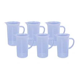 Bello jug-P6-1000 Measuring Jug with Handle Pour Spout for Lab 1000 ml (Pack of 6)-picture-40