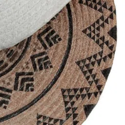 HOSTA HOMES 4-Pcs Beige & Brown Digital Printed Pure Cotton Table Placemats image 4