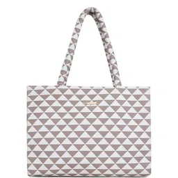 CarryLux Textured PU Structured Tote Bag with Quilted-picture-24