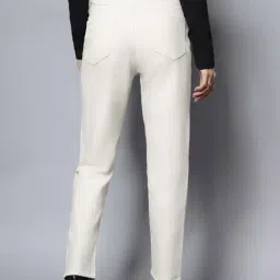 High Star White Regular Fit High Rise Jeans image 2