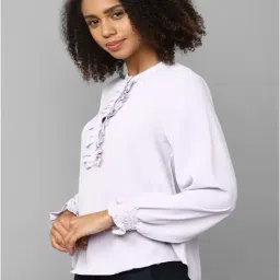 Allen Solly Lilac Regular Fit Top image 3