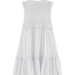 Guess Off White Flared Fit Dress-picture-22