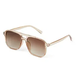 Joker & WItch Urbana Brown Standard Aviator Unisex Sunglasses image 3