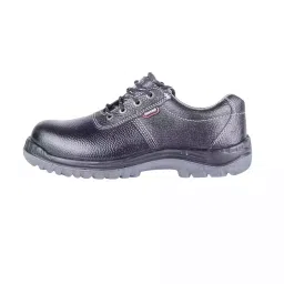 Hillson Steel Toe Safety Shoes PU Sole Low Ankle Black Buff leather Panther, UK 11-picture-15
