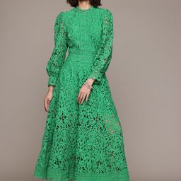 Label Ritu Kumar Bishop Sleeves A-Line Maxi Dress-picture-35