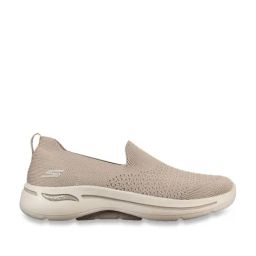 Skechers Women's GO WALK ARCH FIT - DELORA Taupe Walking Shoes-picture-11