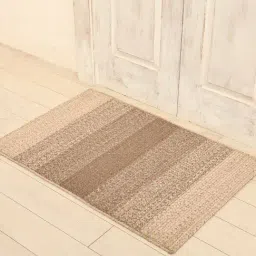 Ariana Beige Cotton Anti-Skid Bathmat (50 X 80 Cm)-picture-38