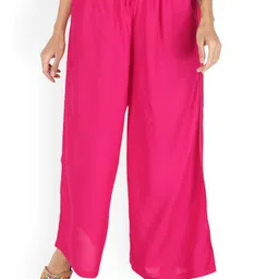 Neelokurti Women Wide Leg Mid-Rise Trousers-image-35
