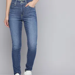 Levis Women 721 Skinny Fit High-Rise Light Fade Stretchable Jeans-image-16