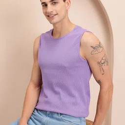 Mast & Harbour Men Ribbed T-shirt-picture-22