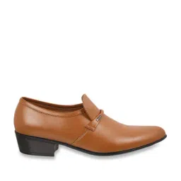 Mochi Men's Tan Formal Loafers-picture-17