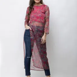 Cation Pink Floral Print Tunic-picture-18