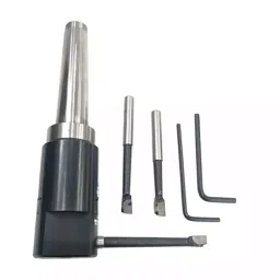 Buyohlic International 30 mm Micro Boring Head Metric Standard, MT3 Shank, M12 Drawbar With 3 Carbide Tools, 20-BH-101-image-29