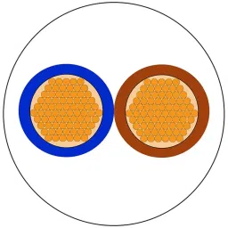 RS PRO 2 Core Power Cable 100 m 2.5 mm² White 300 V, 500 V, 7755873-image-95