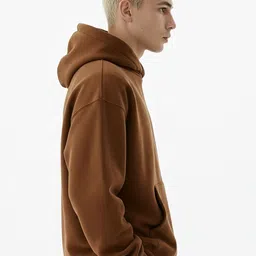 Maniac Men Oversized Hooded Cotton Sweatshirt image 5