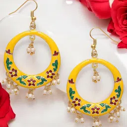 Anouk Floral Drop Earrings-picture-34
