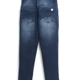 Tiny Girl Solid Denims Jeans - Blue image 3