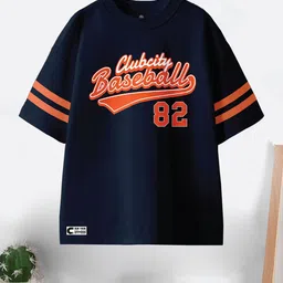 CODEZ Boys Drop-Shoulder Sleeves Pure Cotton T-shirt image 1