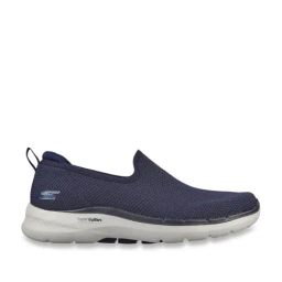 Skechers Men's GO WALK 6 - FIRST CLASS Navy Walking Shoes-picture-30