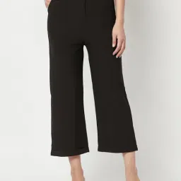 Crimsoune Club Black Regular Fit Mid Rise Trousers-picture-38