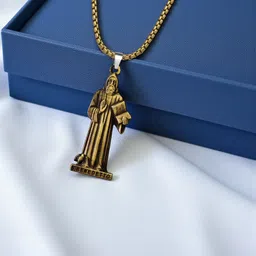 M Men Style Rhodium-Plated Quirky Pendants with Chains image 2