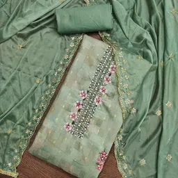 Lilots Unstitched Dress Material image 1