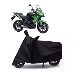 Auto Pearl Bike Cover for Kawasaki Versys 650 BS6 (Black)-picture-33