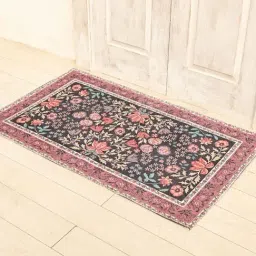 Ariana Multicolor Cotton Anti-Skid Bathmat (66 X 114 Cm)-picture-19