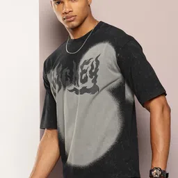 Kook N Keech Disney Mickey Mouse Printed Oversized T-shirt image 5