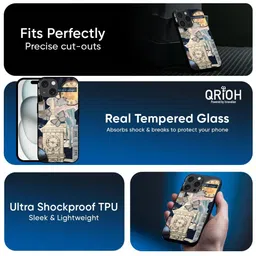 QRIOH Quirky Printed iPhone 15 Back Case Mobile Accessories image 5