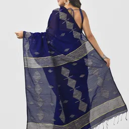 Crochetin Woven Design Saree image 5