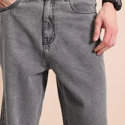 Mast & Harbour Men Wide Leg Pure Cotton Jeans image 3