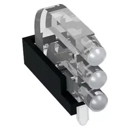 MENTOR PCB Mounted 3-Way Right Angle LED Light Pipe Tri-Level-Row Clear Dome Lens, 1296.2013 (Pack of 5 Pcs)-picture-14