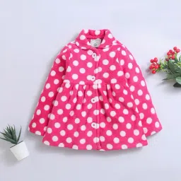Nino Bambino Kids Red & Pink Printed Full Sleeves Jacket-image-6