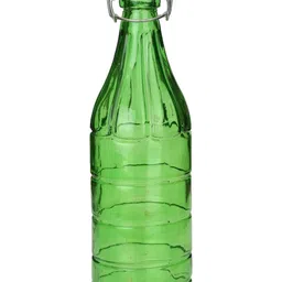 1ST TIME Green & Transparent Glass Solid Water Bottle image 3