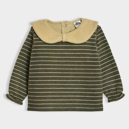 Mi Arcus Full Sleeves Striped Tee - Green-picture-15