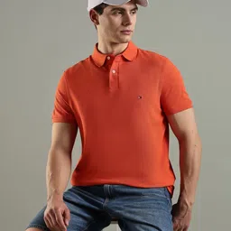 Tommy Hilfiger Polo Collar Organic Cotton T-shirt-picture-22