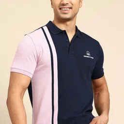 United Colors of Benetton Colourblocked Polo Collar T-shirt-picture-15