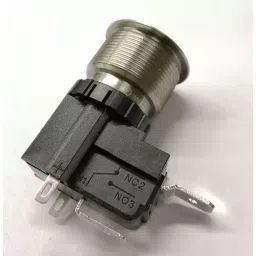 RS PRO Illuminated Push Button Switch 22.2 mm Cutout SPST White LED 250 / 125 V AC, 1758846 image 3