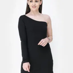 Cation Black Bodycon Dress-image-94