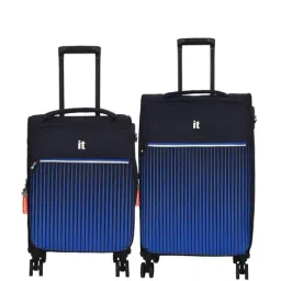 it luggage The Lite Blue Combo-24 & 20 inches Expandable Soft Case Luggage Trolley with TSA Lock-picture-20