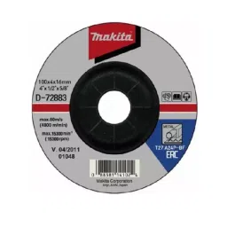 Makita Ø180x6 mm A24P Grit Metal Depressed Grinding Wheel, D-74516 image 1