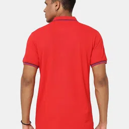 Masculino Latino Plus Men Polo Collar Bio Finish Applique T-shirt image 2