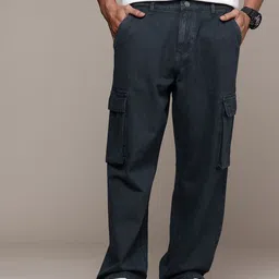 WROGN Men Pure Cotton Loose Fit Jeans image 2