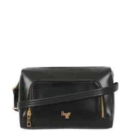 Baggit Black Solid Small Sling Handbag-image-0
