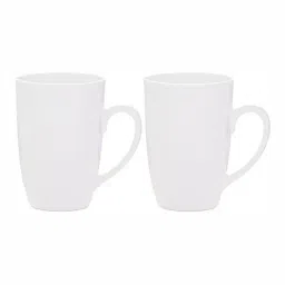 ROXX White Porcelain Printed Coffee Mug - Set of 2 image 2