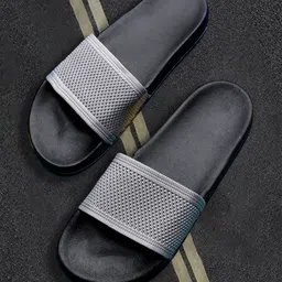 KAPYANSH Men Self Design Fabric Sliders-picture-24